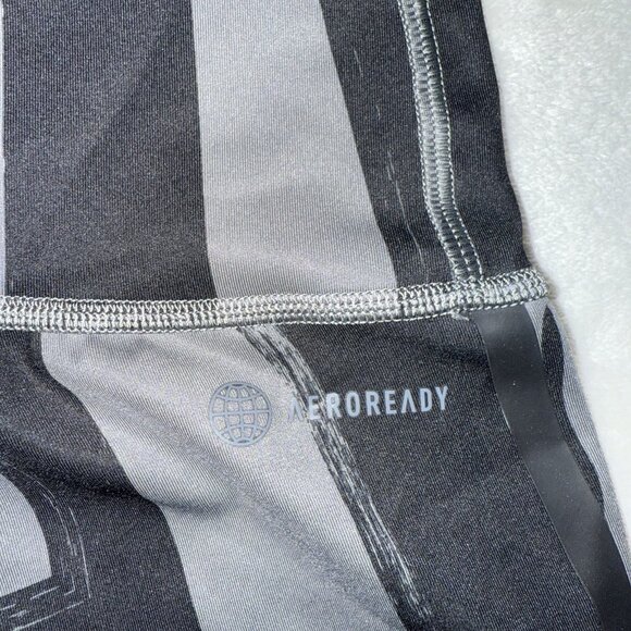 Women's ADIDAS Thebe Magugu Bike Shorts Black Gray SIZE Medium - Picture 9 of 9